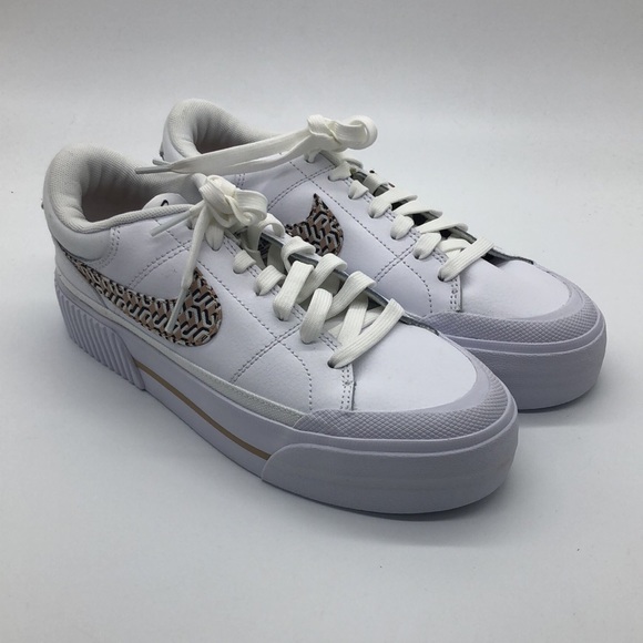 Nike Court Legacy Lift Shoes FD0558 100 White Hemp United - Picture 2 of 5